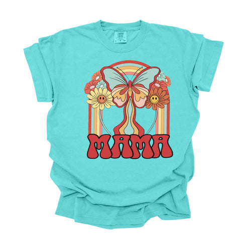 Mama Daisy and Butterflies- Oversized Fit, Multiple Colors